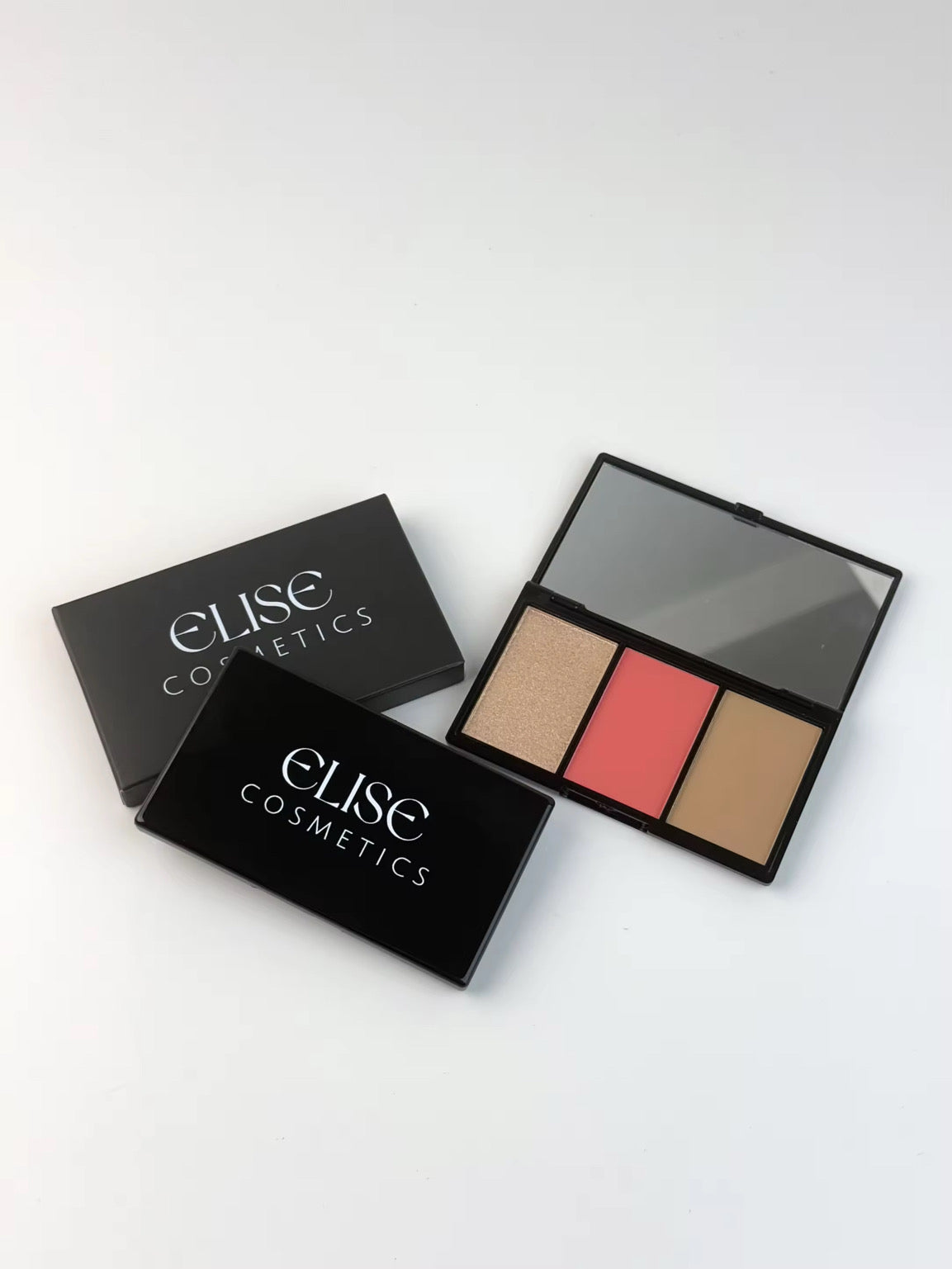 3 in 1 contour, blush and highlighter palette