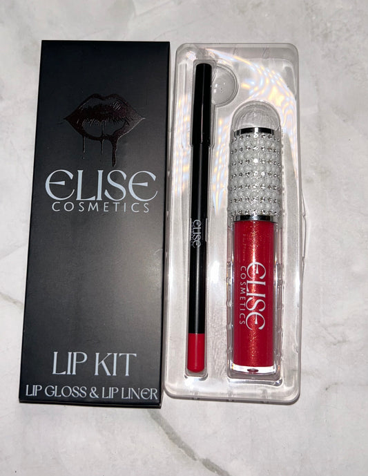 Lip gloss & lip liner lip kit (01)