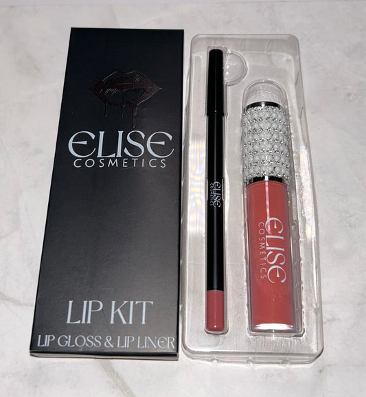 Lip gloss and lip liner lip kit (03)