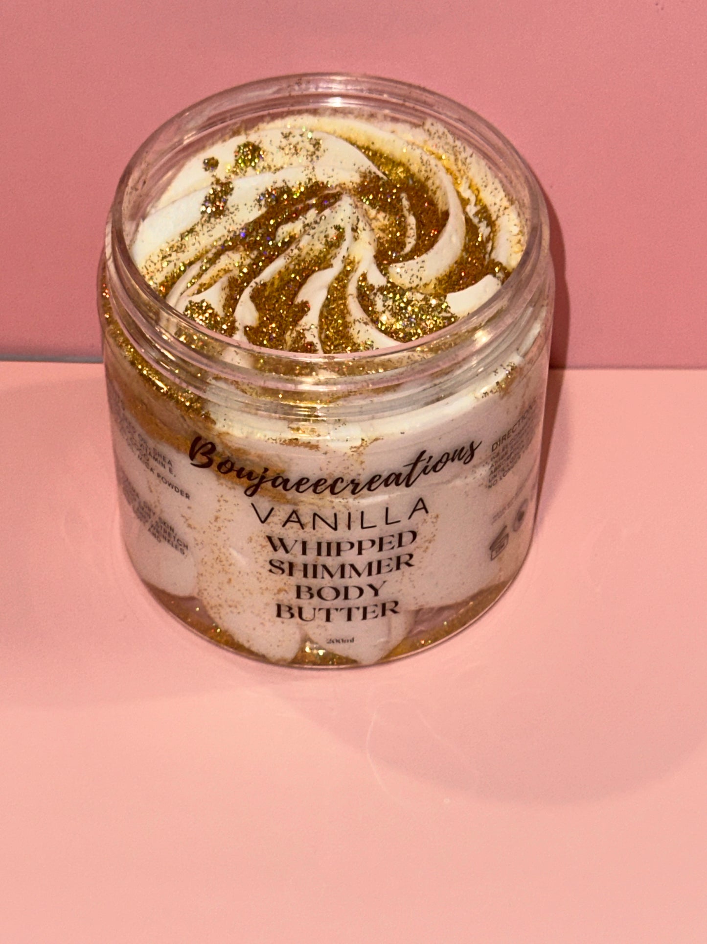 Golden goddess shimmer body butter vanilla scented